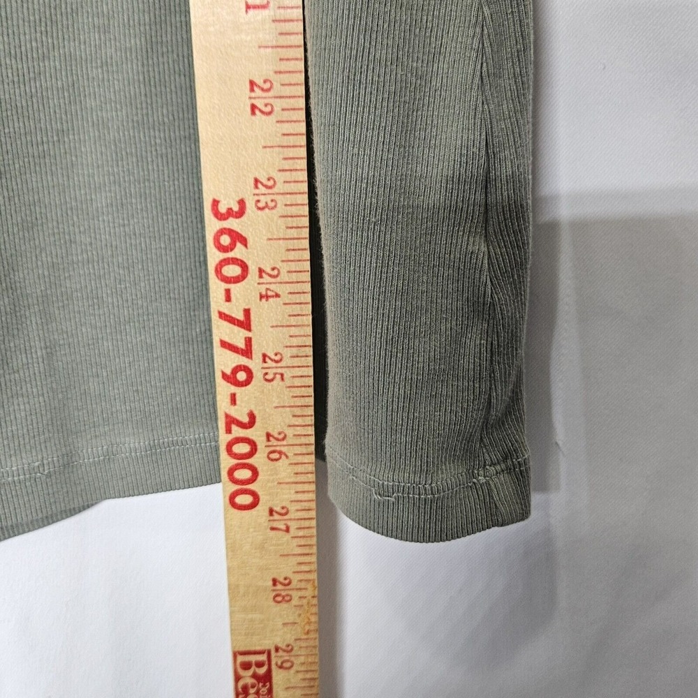 Beyond Yoga‎ Tank Top Olive Green Ribbed Racerback Athletic Activewear Casual L - Picture 8 of 9